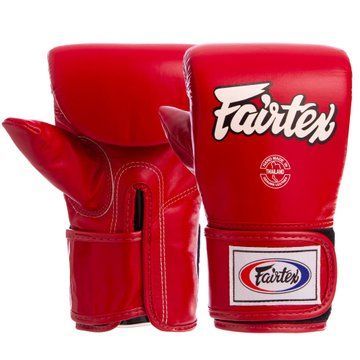 Снарядные перчатки-блинчики для бокса кожаные FAIRTEX TGT7 размер M-XL цвета в ассортименте M TGT7 фото