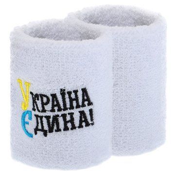 Напульсник спортивный махровый впитывающий влагу УКРАЇНА Єдина BC-9279 1шт цвета в ассортименте BC-9279 фото