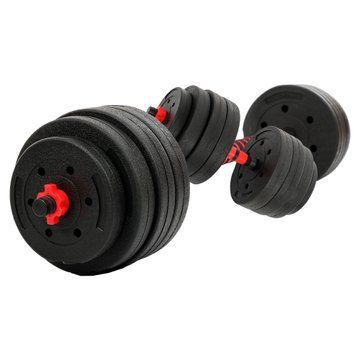 Гантели трансформер превращаются в штангу 3в1 SP-Sport TA-9455-40 40кг черный-красный TA-9455-40 фото