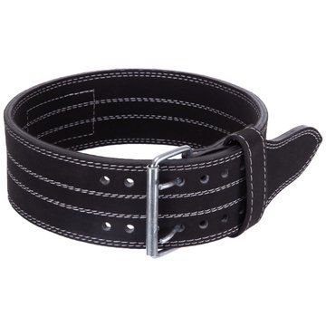 Пояс для пауэрлифтинга кожаный Zelart SB-165150 спинка-10см размер-XS-XXL черный SB-165150 фото