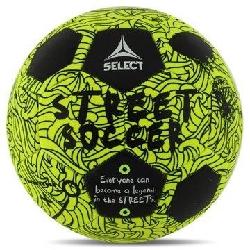 Мяч для уличного футбола SELECT STREET SOCCER V24 STREET-YBK №4,5 желтый-черный STREET-YBK фото