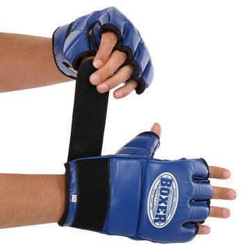 Перчатки для смешанных единоборств MMA BOXER 5020 M-XL цвета в ассортименте L 5020 фото