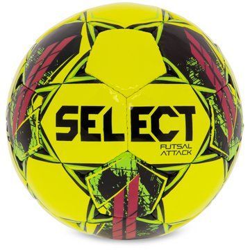 Мяч для футзала SELECT FUTSAL ATTACK V22 Z-ATTACK-YP №4 желтый-розовый Z-ATTACK-YP фото