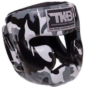 Шлем боксерский с полной защитой кожаный TOP KING Empower Camouflage TKHGEM-03 S-XL цвета в ассортименте S TKHGEM-03 фото
