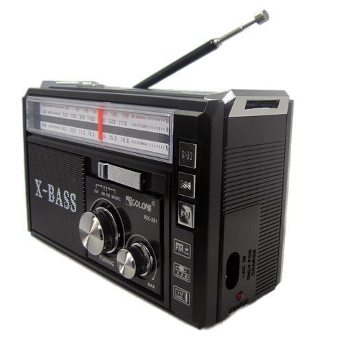 Радиоприёмник портативное радио Golon RX-381 аккумуляторный ретро колонка usb sd mp3 fm. Цвет: черный ws46321-3 фото