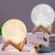 Ночник светящаяся луна Moon Lamp 18 см, Ночник детский для комнаты, Детский ночник безопасный для ребенка ws35123-1 фото