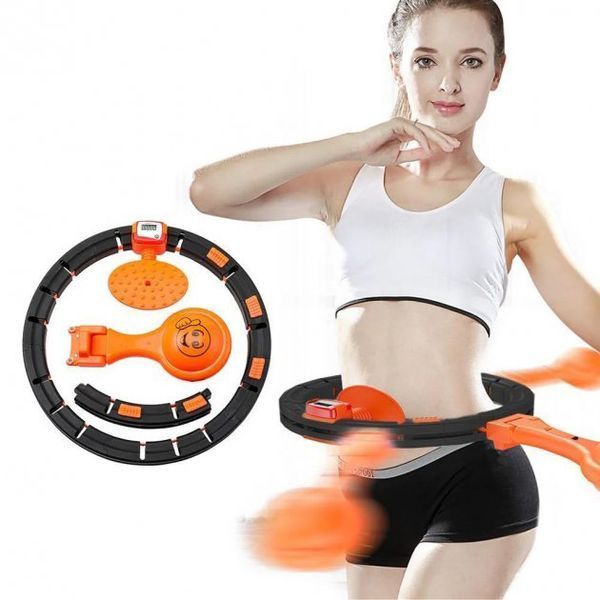 Розумний масажний обруч для схуднення живота та боків Intelligent Hula Hoop ws79749 фото
