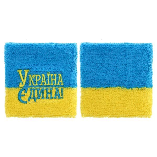Напульсник спортивный махровый впитывающий влагу УКРАЇНА Єдина BC-9279 1шт цвета в ассортименте BC-9279 фото