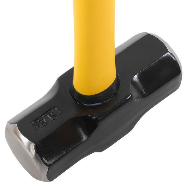Кувалда стальная молот для кроссфита GYM HAMMER Zelart TA-9635-12LB 12LB (5,4кг) черный-желтый TA-9635-12LB фото