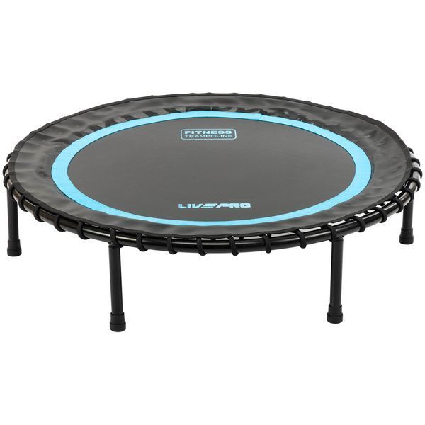 Фітнес батут для джампінгу круглий LiveUp LP8250 o100см чорний-синій LP8250 фото