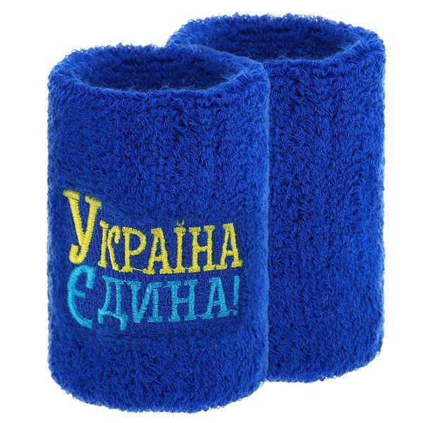 Напульсник спортивный махровый впитывающий влагу УКРАЇНА Єдина BC-9279 1шт цвета в ассортименте BC-9279 фото