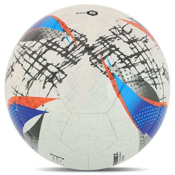 М'яч футбольний SOCCERMAX FB-4212 №5 PU білий-синій FB-4212 фото