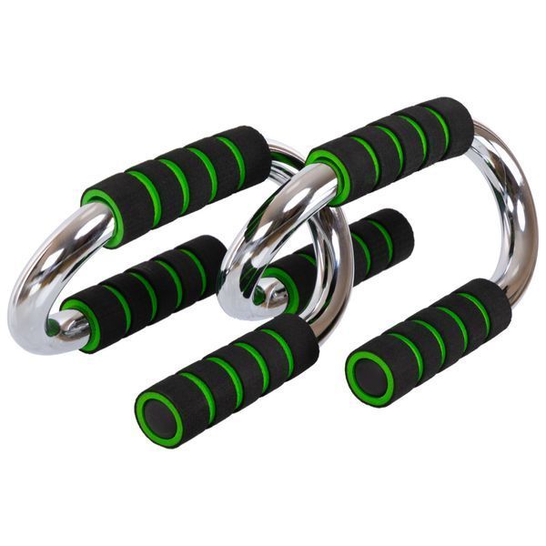 Упоры для отжиманий 2штуки SP-Sport FI-3971 PUSH-UP BAR 11x21см серый-черный-красный FI-3971 фото
