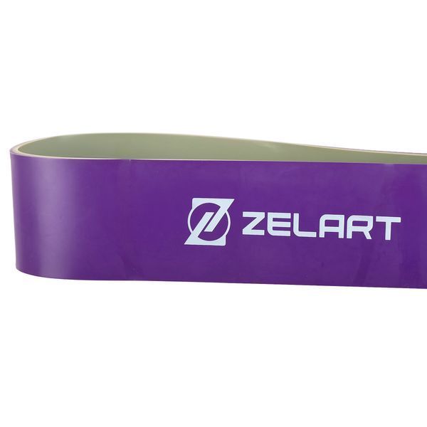 Гума петля для підтягувань та тренувань стрічка силова Zelart POWER LOOP FI-5439-6 581г фіолетовий FI-5439-6 фото
