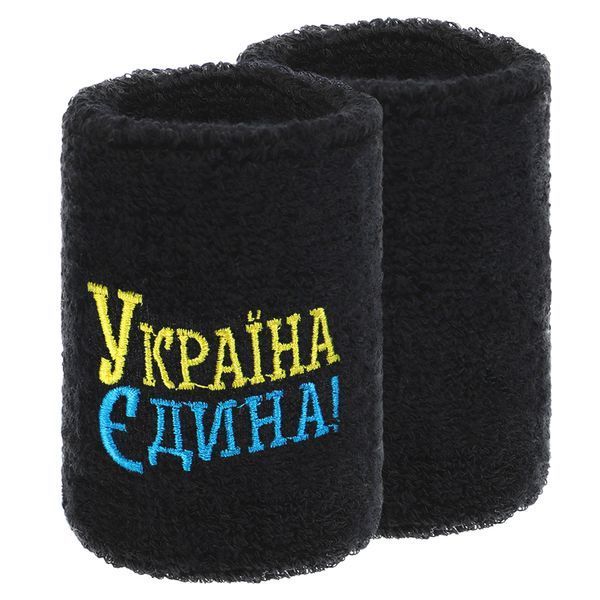 Напульсник спортивный махровый впитывающий влагу УКРАЇНА Єдина BC-9279 1шт цвета в ассортименте BC-9279 фото