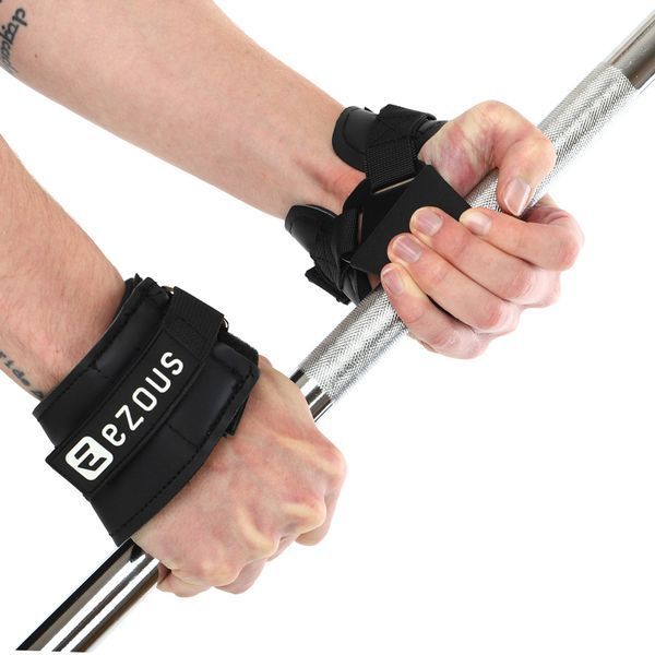 Крюки для подтягивания и тяги на запястья MINI LIFTING HOOK EZOUS B-11 2шт черный B-11 фото