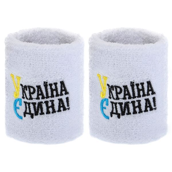 Напульсник спортивный махровый впитывающий влагу УКРАЇНА Єдина BC-9279 1шт цвета в ассортименте BC-9279 фото
