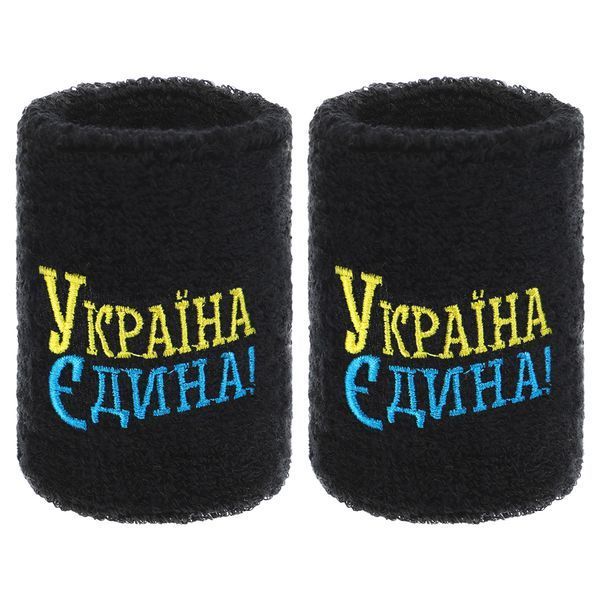 Напульсник спортивный махровый впитывающий влагу УКРАЇНА Єдина BC-9279 1шт цвета в ассортименте BC-9279 фото