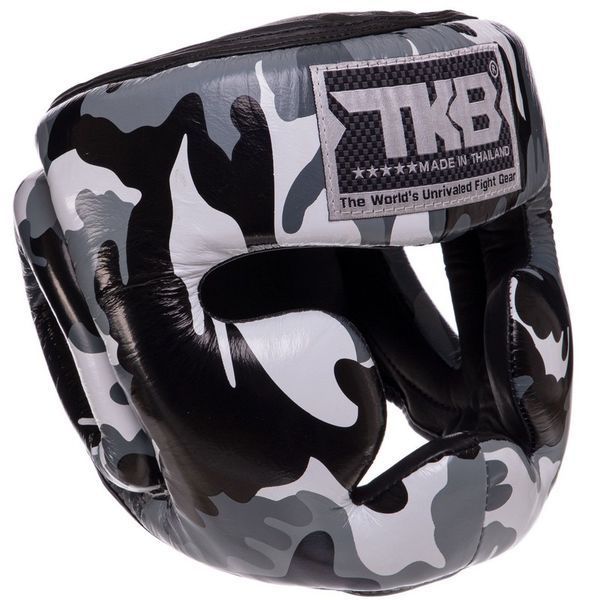 Шлем боксерский с полной защитой кожаный TOP KING Empower Camouflage TKHGEM-03 S-XL цвета в ассортименте S TKHGEM-03 фото
