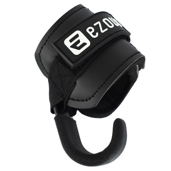 Крюки для подтягивания и тяги на запястья MINI LIFTING HOOK EZOUS B-11 2шт черный B-11 фото