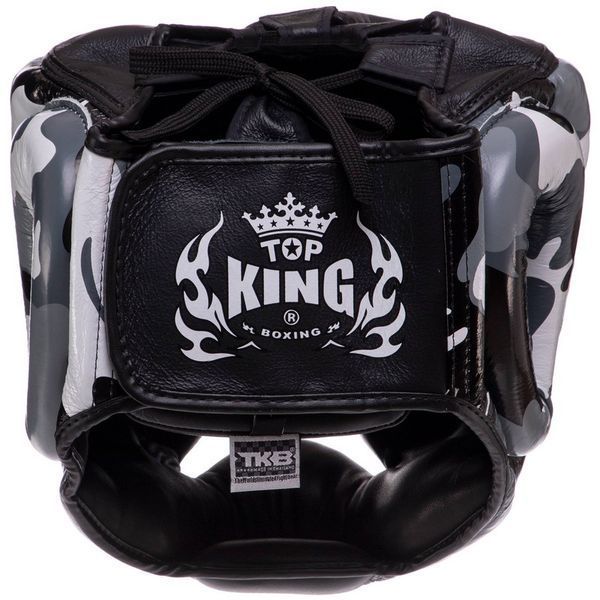 Шлем боксерский с полной защитой кожаный TOP KING Empower Camouflage TKHGEM-03 S-XL цвета в ассортименте S TKHGEM-03 фото