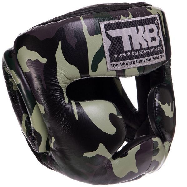 Шлем боксерский с полной защитой кожаный TOP KING Empower Camouflage TKHGEM-03 S-XL цвета в ассортименте S TKHGEM-03 фото