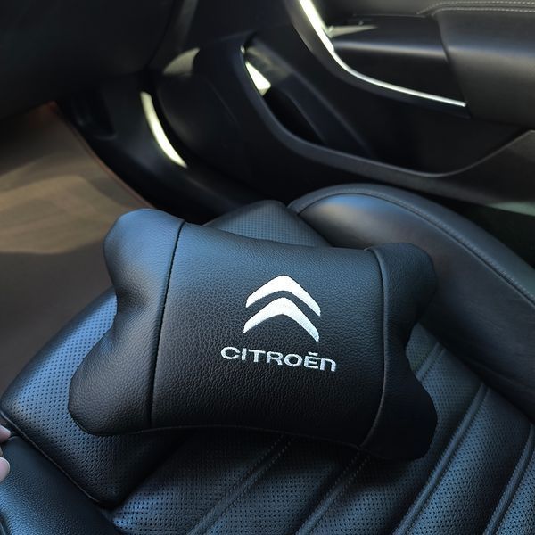 Набор кожаных подушек Citro&euml;n из натуральной итальянской кожи + фирменный брелок в подарок ws29835 фото