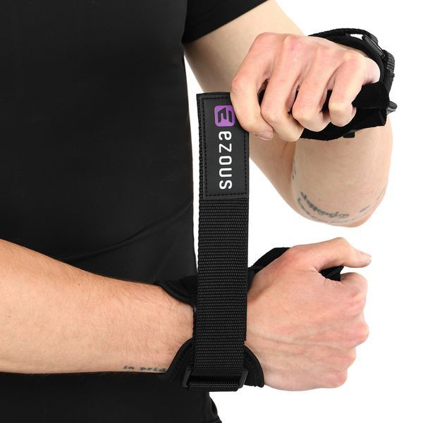 Накладки для підтягування та тяги POWER GRASP PRO 2.0 EZOUS D-14 2шт чорний D-14 фото