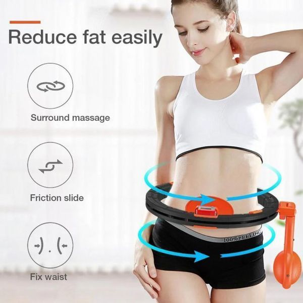 Розумний масажний обруч для схуднення живота та боків Intelligent Hula Hoop ws79749 фото
