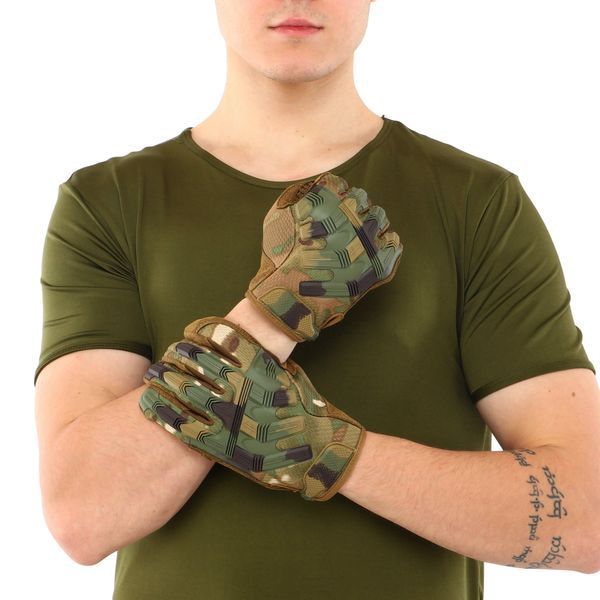 Рукавиці тактичні з закритими пальцями Military Rangers BC-9875 розмір S-2XL кольори в асортименті M BC-9875 фото
