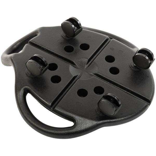 Платформа для пресса с подушкой для ног Abdominal wheel LiveUp LP8346 размер 60х52,5х22см черный LP8346 фото