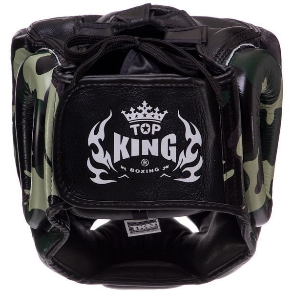 Шлем боксерский с полной защитой кожаный TOP KING Empower Camouflage TKHGEM-03 S-XL цвета в ассортименте S TKHGEM-03 фото