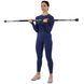 Бодибар Body Bar разборной 3-х секционный Zelart FI-9994-9 вес 9кг черный-белый FI-9994-9 фото 8