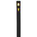 Кувалда стальная молот для кроссфита GYM HAMMER Zelart TA-9635-12LB 12LB (5,4кг) черный-желтый TA-9635-12LB фото 5