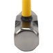 Кувалда стальная молот для кроссфита GYM HAMMER Zelart TA-9635-12LB 12LB (5,4кг) черный-желтый TA-9635-12LB фото 7