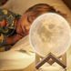Ночник светящаяся луна Moon Lamp 18 см, Ночник детский для комнаты, Детский ночник безопасный для ребенка ws35123-1 фото 3