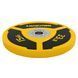 Бамперні диски поліуретанові Bumper Plates LiveUp LP8027-15 o50.5мм 15кг жовтий-чорний LP8027-15 фото 3