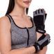 Перчатки для фитнеса и тренировок Zelart SB-161589 S-XXL черный-серый L SB-161589 фото 11