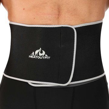 Пояс для похудения из композитной ткани Nano Hot Silver HEATOUTFIT ST-2148-M размер 100смх18смх3мм черный ST-2148-M фото