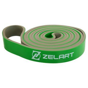 Гума петля для підтягувань та тренувань стрічка силова Zelart POWER LOOP FI-5439-3 191г салатовий FI-5439-3 фото