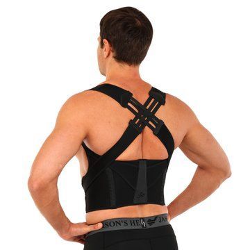 Корректор осанки для спины регулируемый MUTE STRAP SUPPORT 9040 черный 9040 фото