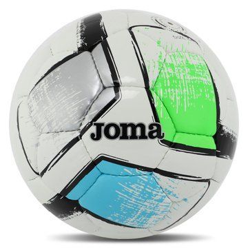 Мяч футбольный Joma DALI II 400649-211-T4 №4 TPU серый-зеленый-синий 400649-211-T4 фото