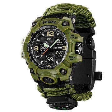 Часы наручные мужские SKMEI 1155BAG PARACORD ws85168 фото