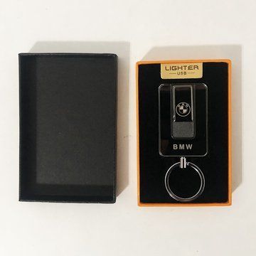 Зажигалка спиральная USB-811. BMW. Цвет: черный ws66465-2-2 фото