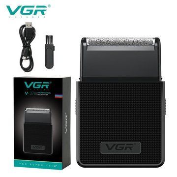 Електробритва VGR V-376 BLACK шейвер, Бюджетна машинка для стрижки бороди, Бездротова електробритва ws18127 фото