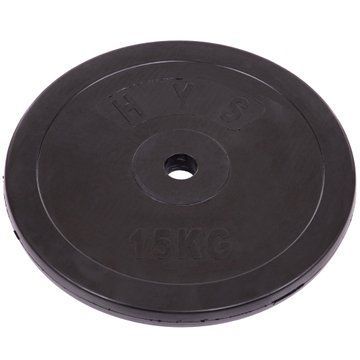 Блины диски обрезиненные SHUANG CAI SPORTS TA-1446-15S 30мм 15кг черный TA-1446-15S фото