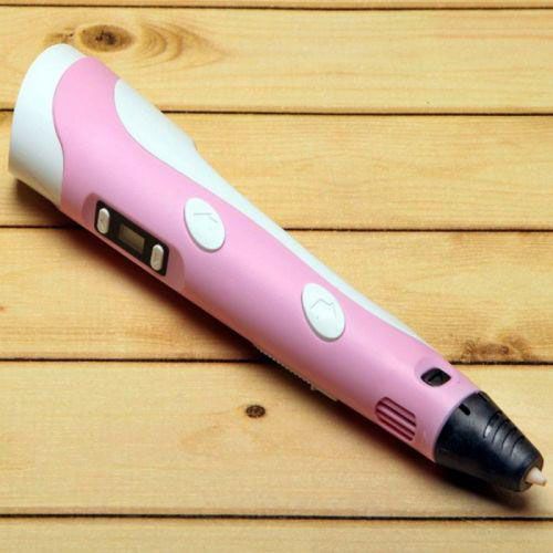 3D ручка Smart 3D Pen 2 c LCD дисплеем, Ручка 3d для развития внимания. Цвет: розовый ws78385-2-1 фото