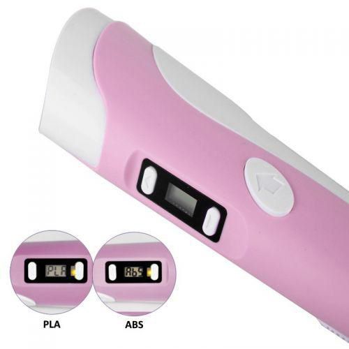 3D ручка Smart 3D Pen 2 c LCD дисплеем, Ручка 3d для развития внимания. Цвет: розовый ws78385-2-1 фото