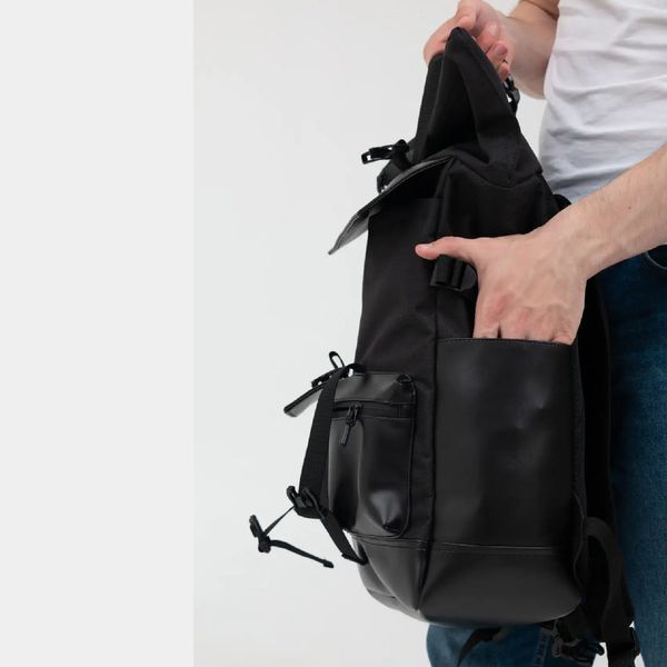 Рюкзак Rolltop мужской женский для путешествий и ноутбука, Ролтоп большой для города ws48652 фото