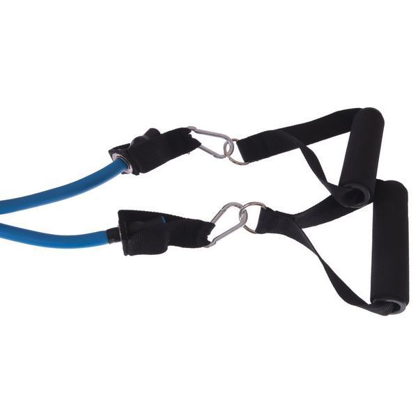 Эспандер многофункциональный для фитнеса 5 жгутов Resistance Band Zelart FI-6333 в чехле разноцветный FI-6333 фото